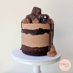 Load image into Gallery viewer, Chocolate Addict - 5-inch 2 layer (serves 6-8) - Cakes &amp; Dessert Bars
