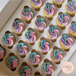 Load image into Gallery viewer, Classic Mini Cupcake - Ombre / 24 - Cakes &amp; Dessert Bars
